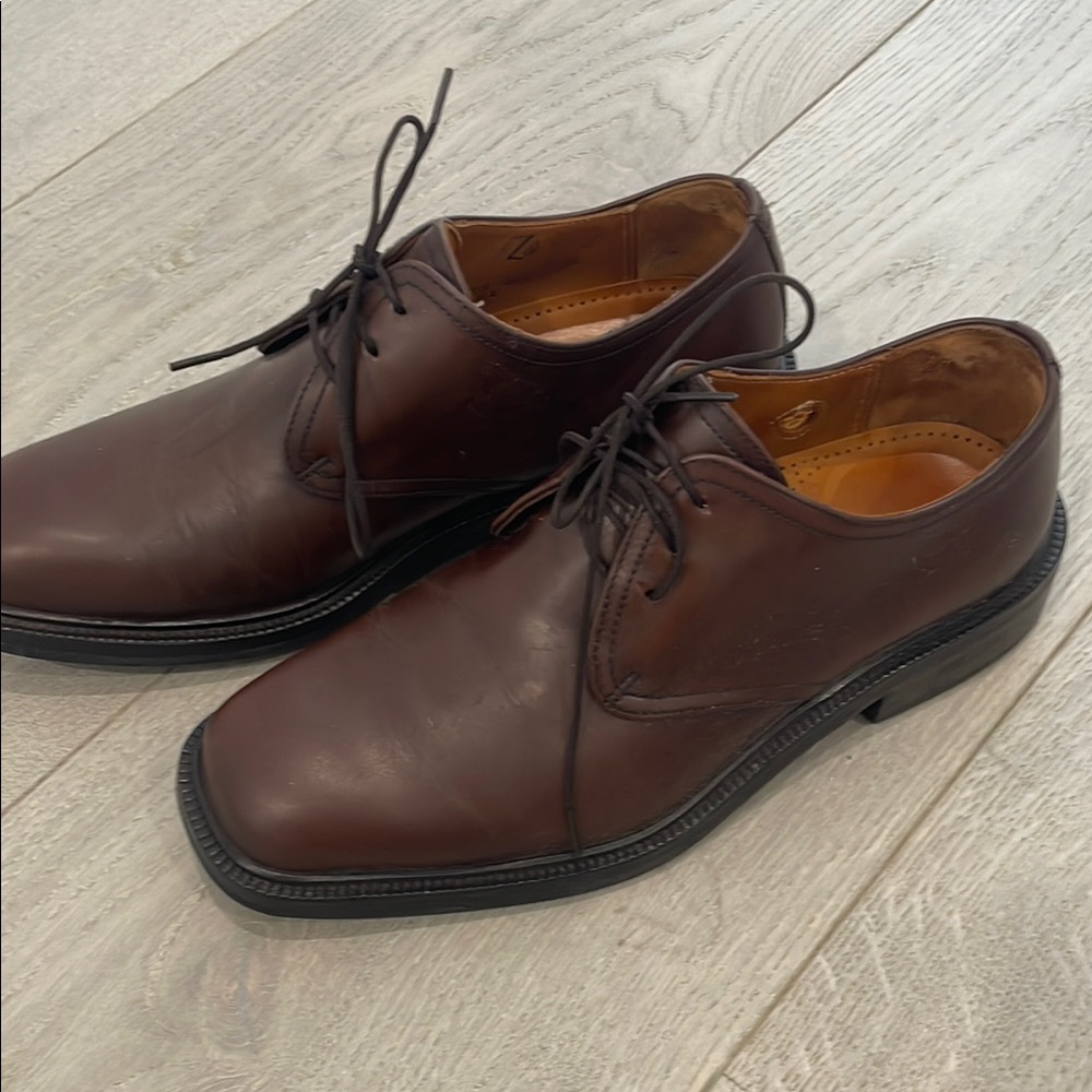 Cole Haan Brown Leather Oxfords